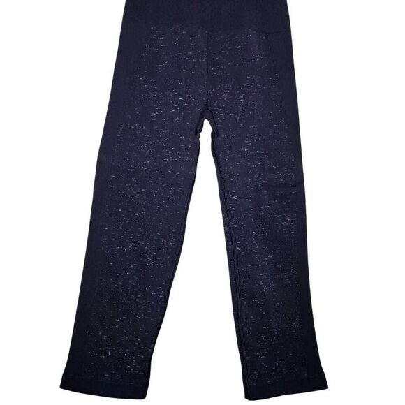 Lululemon Free to Flow Crop Leggings Size 2 Navy Yoga Workout Athleisure - Picture 3 of 6